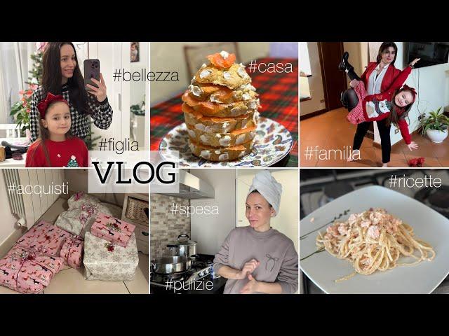 VLOG: Vigilia di Natale dalla mia CUOCERA / Panettone salato con salmone / Spaghetti con salmone