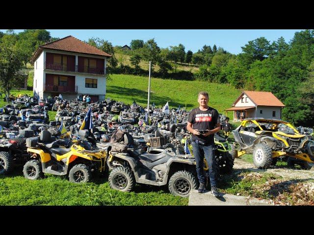 Višeo od 200 Quad-ova u avliji Nasera Orića & @elektron tv #4k  10.07.2024. Srebrenica - Potočari