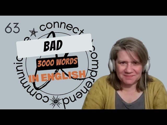 Learn English Vocabulary: "bad" - Definitions, Usage, Collocations, and Opposites 63/3000