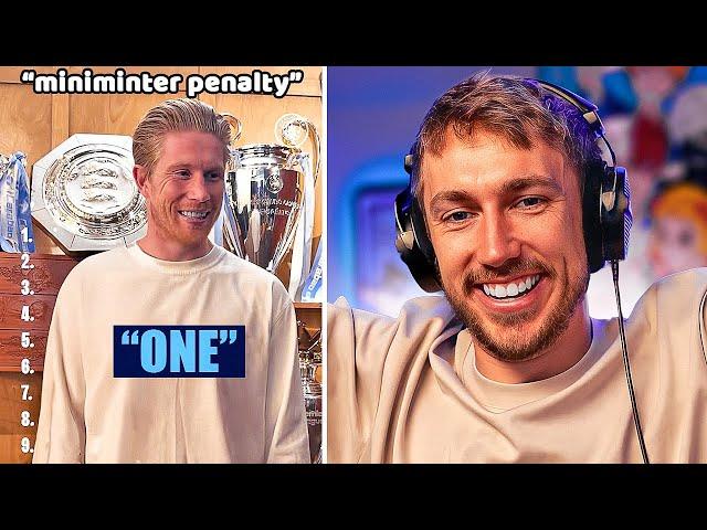 KEVIN DE BRUYNE RANKS HIS FAVOURITE MOMENTS (Clips For Miniminter #5)