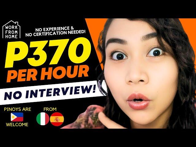 No Experience: P370/Hr + Flexible Time | No Certificate Needed | Work From Home PH