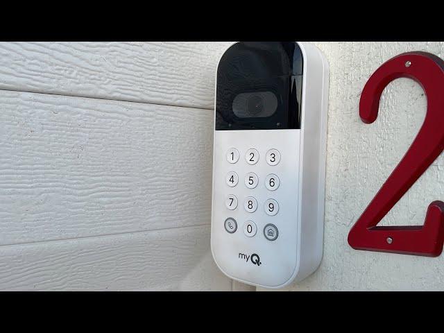 myQ Smart Garage Door Video Keypad REVIEW