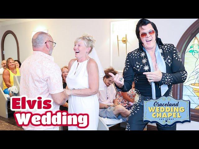 Tim & Jacque's Elvis Wedding in Las Vegas | Graceland Chapel