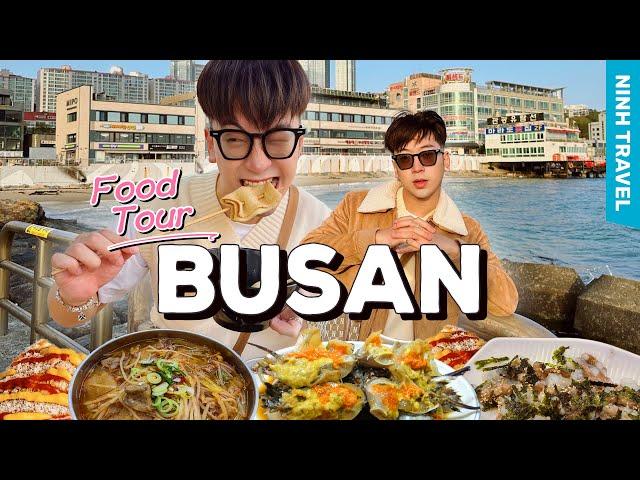 KOREA TRAVEL (EP1) / Eating alive octopus, pickled crabs / Busan Food Tour with Ninh Tito