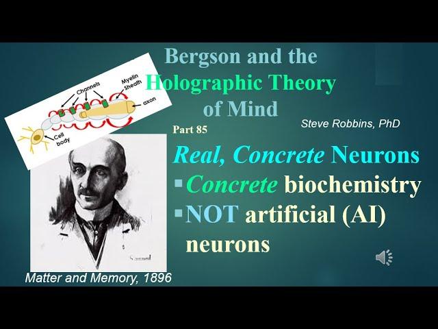 Bergson Holographic - 85 - Koch's Cell Types destroy AI