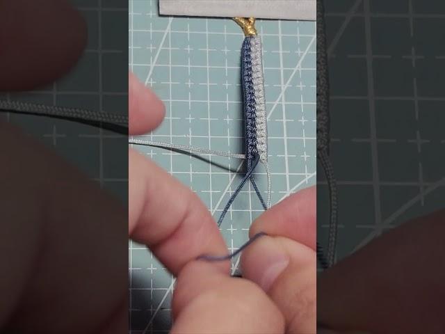 "Swan Head Knot | Two-color Bracelet Weaving Tutorial" #diy #beads #bracelettutorial #handmade