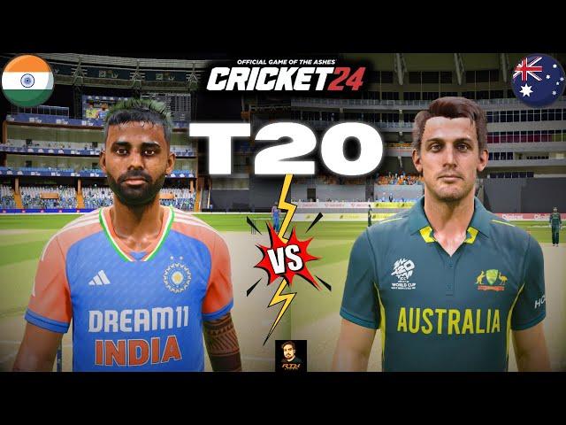 New India Without Rohit Sharma & Virat Kohli vs Australia Intense T20 Match - Cricket 24 - RtxVivek