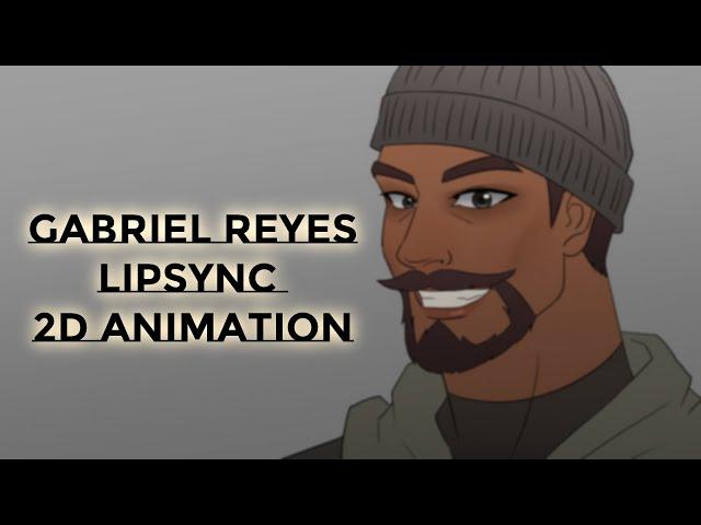 Gabriel Reyes (Reaper) from Overwatch 2D Animation Lipsync Test