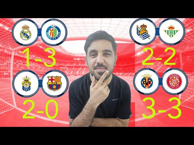 LA LIGA MATCHDAY 15 PREDICTIONS !!!!