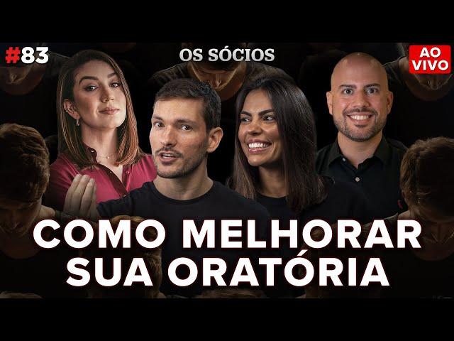 Como MELHORAR sua ORATÓRIA (com Giovanna Mel e Luis Vabo) | Os Sócios Podcast #83