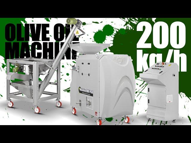 OLIVE OIL EXTRACTION MACHINE 200 KG/H - OLIVE OIL MACHINE - OLIVE OIL EQUIPMENT - PERSSEH CO.