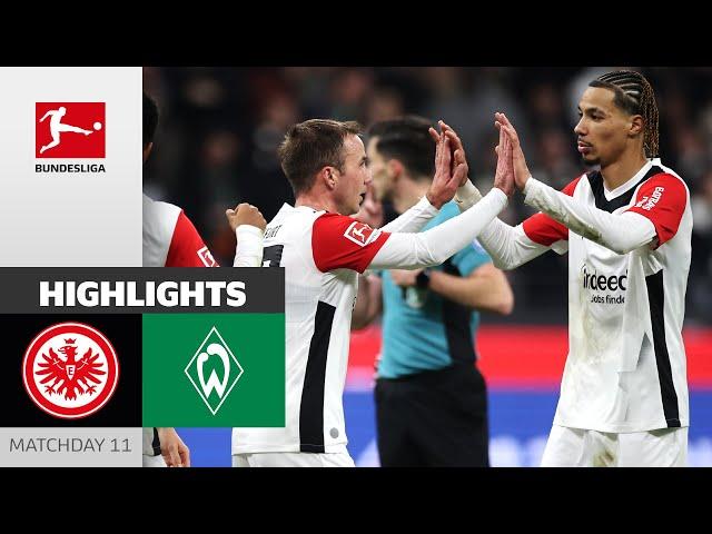 Götze Brings The Win! | Eintracht Frankfurt - Werder Bremen 1-0 | Highlights | MD 11 – Bundesliga