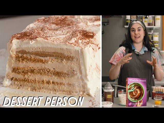 Claire Saffitz Makes Tiramisu Icebox Cake | What’s For Dessert