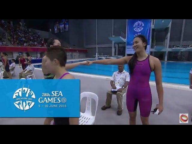 Swimming Women's 4x100m Medley Finals (Day 5) | 28th SEA Games Singapore 2015