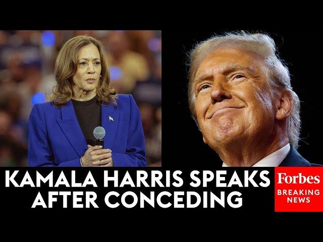 BREAKING LIVE: Kamala Harris Speaks To Supporters After Conceding Election To Donald Trump