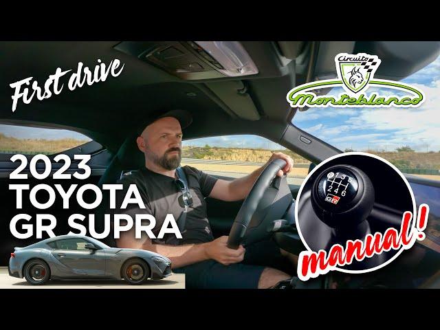 2023 Toyota GR Supra - manual transmission: onboard track footage