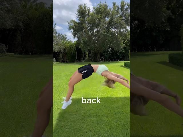 HOW TO DO A BACK HANDSPRING! #shorts