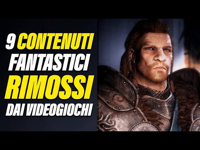 9 CONTENUTI FANTASTICI RIMOSSI DAI  VIDEOGIOCHI