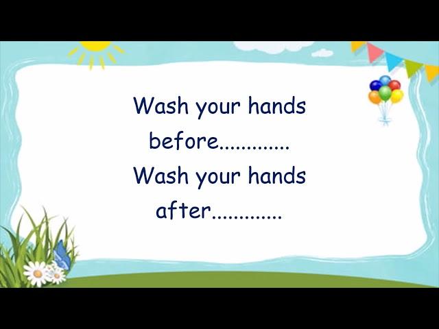 Wash your hands