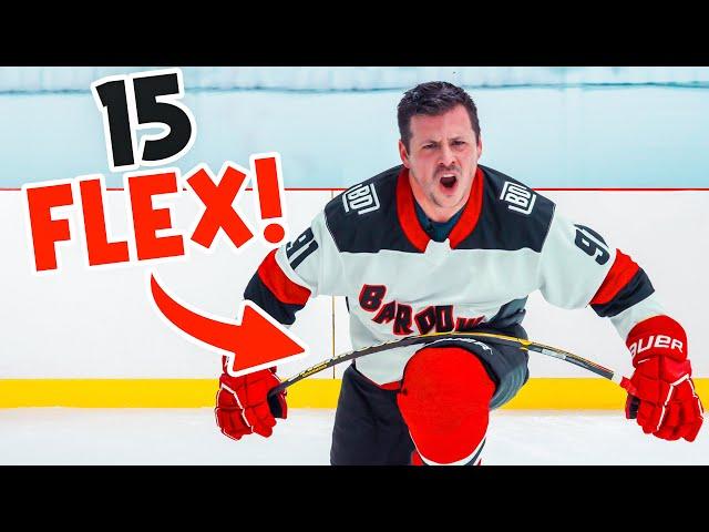 WE USED 15 FLEX KIDS STICKS FOR OUR ENTIRE HOCKEY GAME