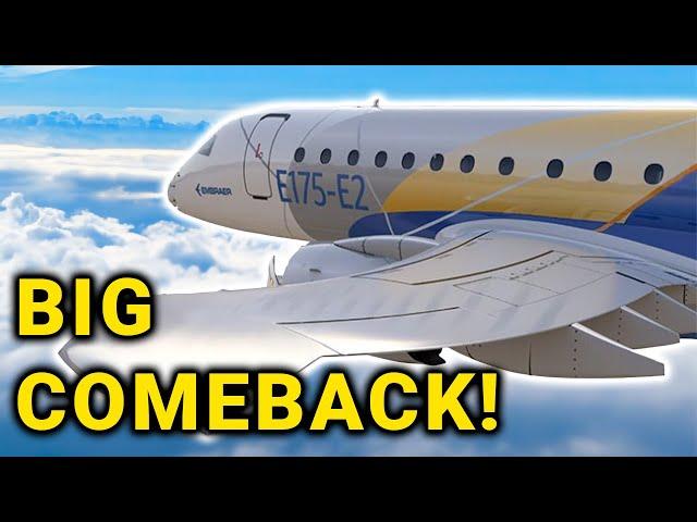 Here's WHY Every Airlines Will BEG For The NEW E175-E2!