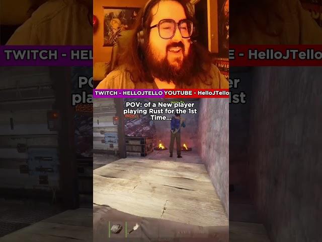 POV: 1st Time Playing Rust.. #rust #rustgame #rustgamers #rustgameplay #rustmoments
