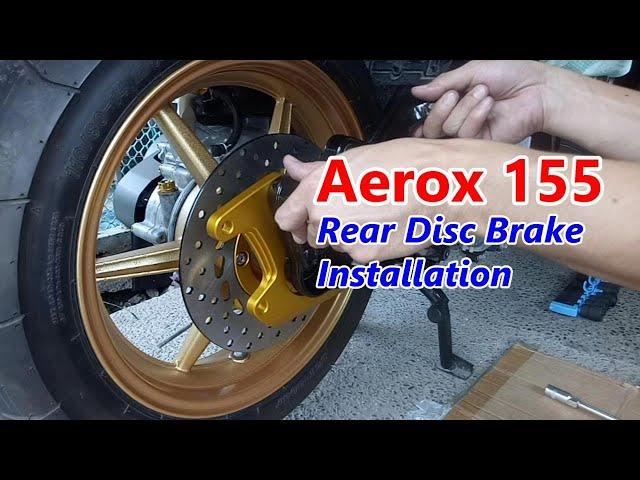 Aerox Rear Disc Brake Conversion Installation