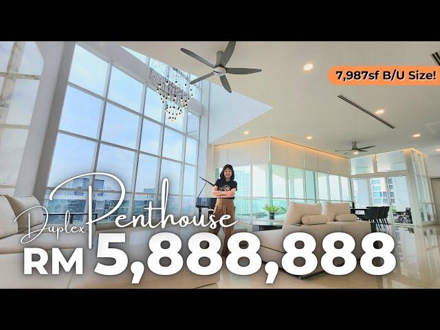 House Tour 90: RM5,888,888 Duplex Penthouse in KL w size of Bungalow! Infinity Pool | Sky Gym + Yoga