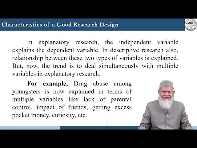 16. Characteristics of a Good Research Design