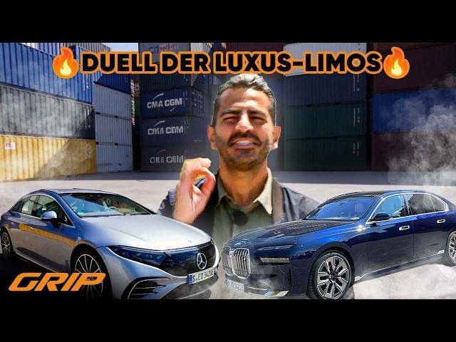 Zweimal 544 PS BMW i7 xDrive60 Mercedes EQS 580 mit Hamid Alex I GRIP