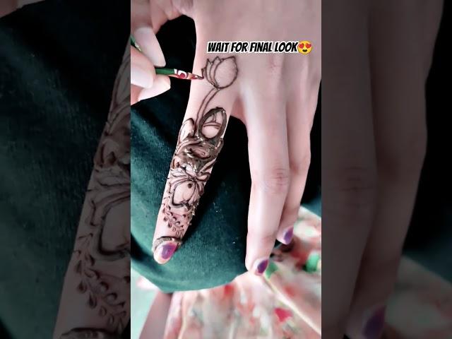 Wait for final look @Prekshamehandiart #love #mehandi #mehandhiartist #mehandidesign #viralshort