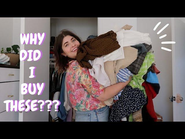 Getting Rid of Half of My Clothes | Closet Clean Out