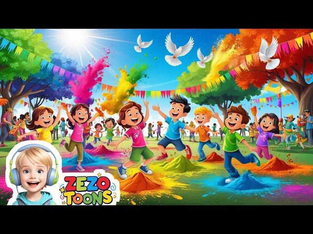 Colors Song for kids | Learn colors for toddlers | Nursery rhyme | Zezo Toons