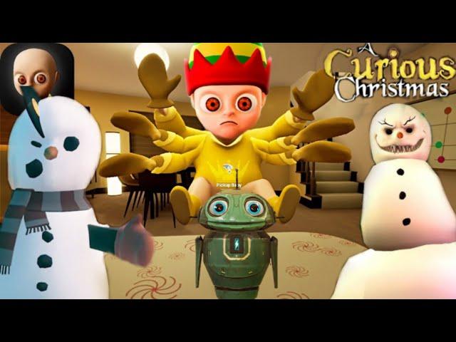 Christmas Holiday With The Baby In Yellow Snowman Jumpscare! Christmas Update! 2024