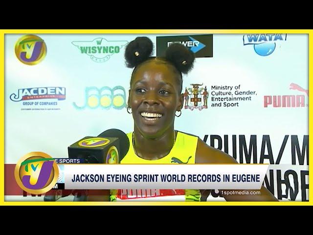 Shericka Jackson Eyeing Sprint World Records | 2022 World Championship in Eugene - June 27 2022