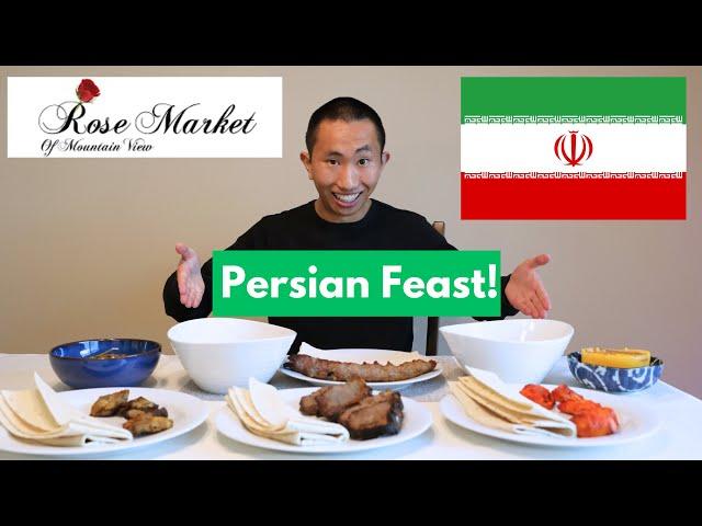 Persian Feast | Trying Persian Food For The First Time At Rose International Market!!!