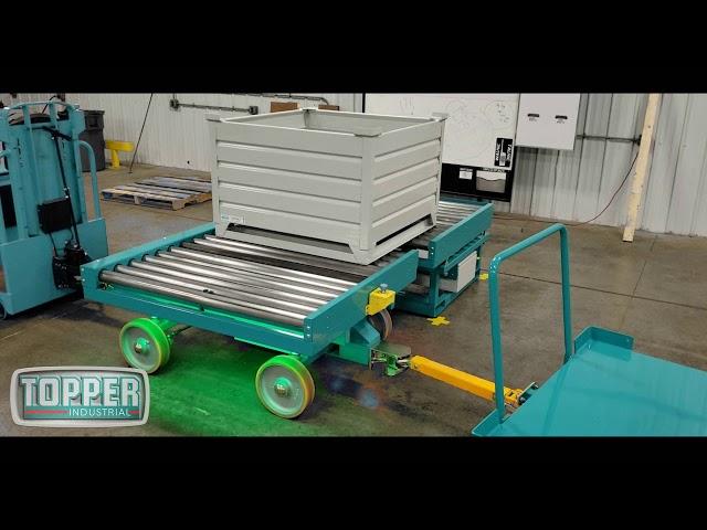 Topper Industrial Transfer Cart & Transfer Cell - Material Handling Carts and Equipment