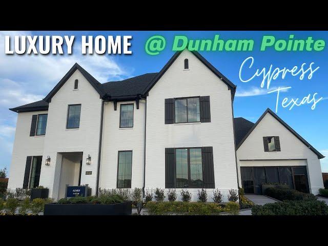 Luxury Home in Cypress, Texas! Dunham Pointe Master Planned Community | Model Home Tour