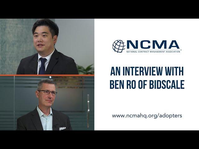 Bidscale, Adopter of the NCMA Contract Management Standard®