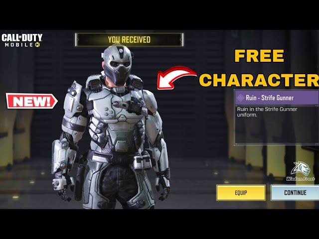 How to Get FREE Ruin - Strife Gunner Character in Season 8 2024 Cod Mobile