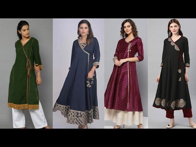 Latest 50 Types of Angrakha Kurta Designs | Angrakha Style Dresses | Angrakha Style kurti 2023 |