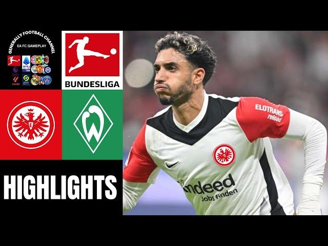 Eintracht Frankfurt vs SV Werder Bremen  11.Spieltag Bundesliga Highlights