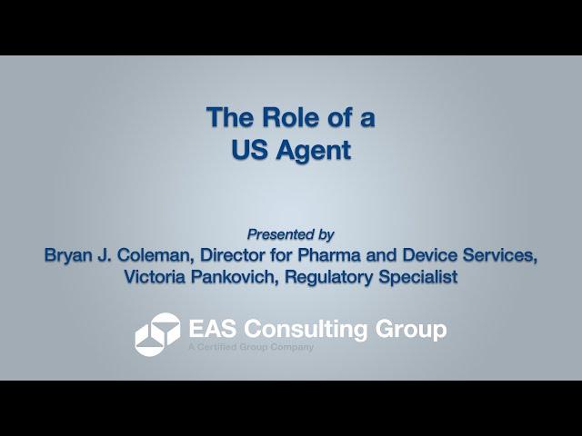 The Role of a US Agent