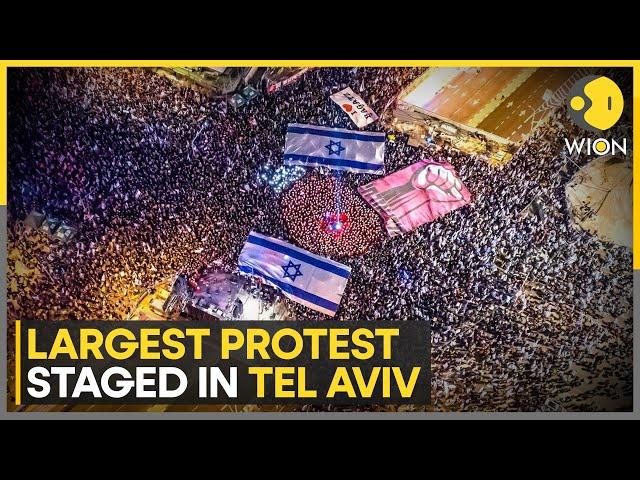 Tel Aviv protests: Protests take political turn, seek resignation of Netanyahu | World News | WION