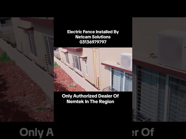 Electric Fence In Pakistan 03136979797 #NetCamSolutions #electricfence #fenceinstallation #nemtek