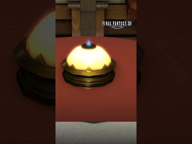 Add festive cheer to your home with the Rising Table Lamp!  ライジング・テーブルランプでハウジングを華やかに！ #FFXIV #FF14