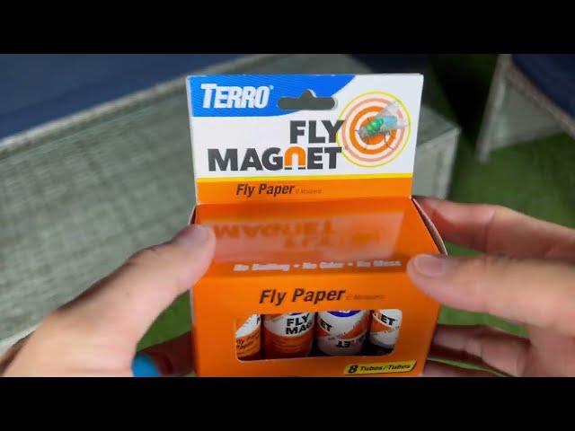 Terro Fly Magnet Sticky Fly Paper Fly Trap Showcase