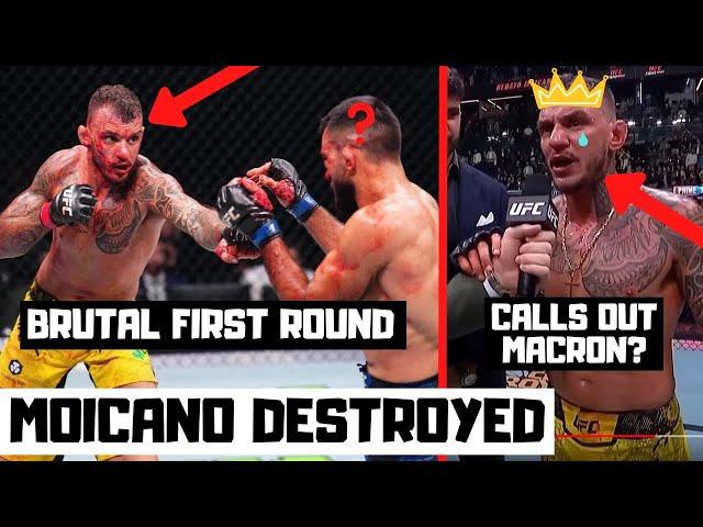 Renato Moicano DESTROYS Benoit Saint Denis! GOES OFF ON THE MIC? UFC Paris Full Fight Reaction