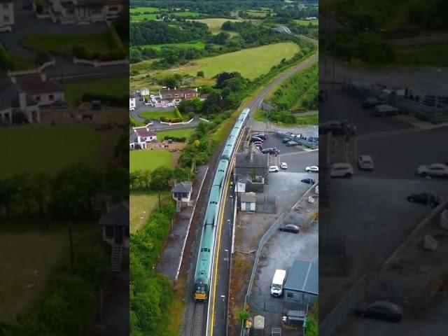 #shorts #dji #mini2 #drone #ireland #thomastown #train #traintracks #follow #irishrail