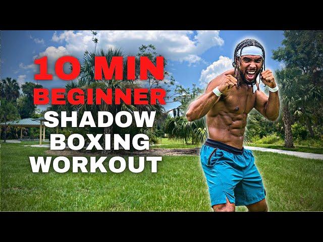 10 Min Beginner Shadow Boxing Workout | Learn The Boxing Basics